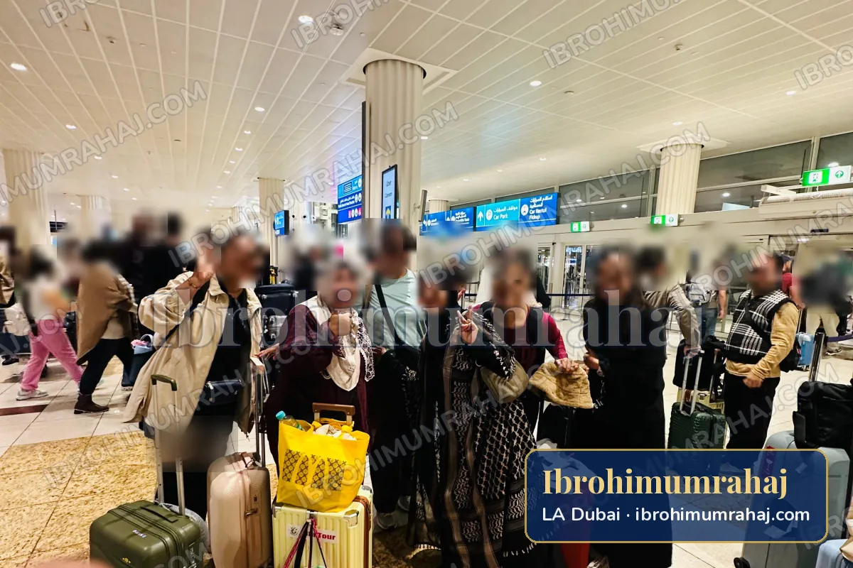 Aula kedatangan DXB — LA Umroh Plus Dubai Ibrohimumrahaj